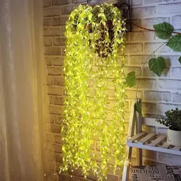 cozyzoro Plastic 3 Meter Leaf Curtain Lights Candle image 2