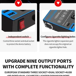 sg flash J Car Inverter Multifunctional 12V24V to 220V General Motors Truck Charging Power Supply Electronic Hobby Kit image 3