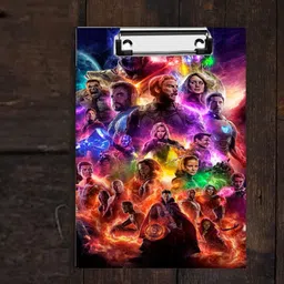 durgawallcraft Avengers Heroes Digital Reprint Clip Board Exam Pad Size (14x10 Inches)-picture-34