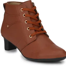 neso Woman Leather Partywear High Heels Boots Boots For Women image 2