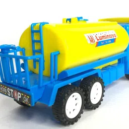 jvts SMALL SIZE OIL TANKER FRICTION POWERED DUMPER TOY FOR KIDS. (MULICOLOR) image 4