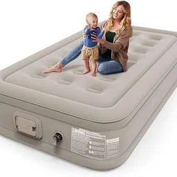 rumqol Inflatable Blow Up Air Bed Mattress Sofa with Pump, Pillow & Storage Bag Inflatable Bed, Inflatable Toy Pump-picture-12
