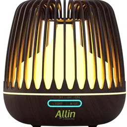 allin exporters DT-506H Aromatherapy Diffuser Essential Oil 4 in 1 to Purify, Ionize, Humidify & Spread Aroma Ultrasonic Humidifier Cool Mist with 7 Color Changing LED Lights Diffuser image 1