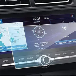 Wishguard Edge To Edge Screen Guard for Company Fitted, Hyundai Creta SX Opt Turbo DCT (10.25 inch) Car Dashboard Touch Screen & Navigation System (Glossy :1) image 4