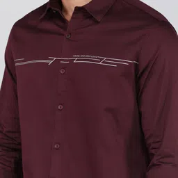 spykar Men Regular Fit Solid Casual Shirt image 5