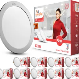 LED 9W SLIM Round Panal(Cool White, Pack of 10) Recessed Ceiling Lamp-image-23