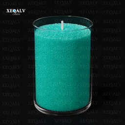 xeqalv Sand Wax Powder Candle With 5,cotton Wicks, Candle Making Wax, Festival, Party Candle image 3
