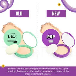 sugar pop Longwear Compact 01 Sand | UV Protection | Pore Minimizing | Medium Coverage Compact image 4