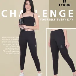 tykun Pack of 2 Women Solid Multicolor Track Pants image 5