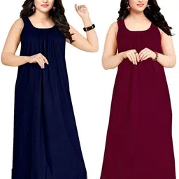 b s enterpses Pack of 2 Women Nighty-picture-14