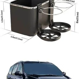 xzrtz Car Multifunctional Organizer Console Tissue holder X196 Trunk Organizer image 3