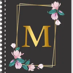 escaper M letter diary (Ruled - A5), M initial Diary, M alphabet diary A5 Diary Ruled 160 Pages-picture-18