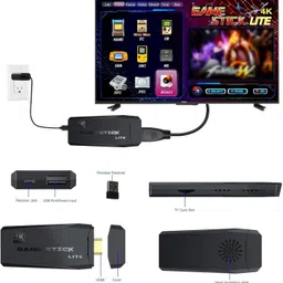 M8 Retro Game Console, Plug & Play Video TV Game, 4K Ultra 20000+ Game Of The Year Edition image 3