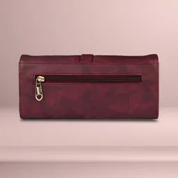 alsu Casual, Party, Formal Maroon Clutch image 3
