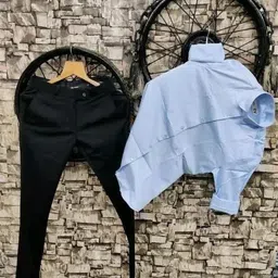 torontocn Men Linen Shirt Pant Set image 2