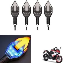 quirky zone Front, Rear LED Indicator Light for Bajaj, Hero, Honda, TVS, Suzuki, Universal For Bike Universal For Bike-picture-10