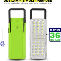 vr bright lite Rechargeable Mini Table top emergency Light Lantern_VRBL15 4 hrs Bulb Emergency Light image 3