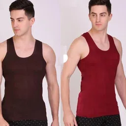 suprem Pack of 2 COLOUR SANDO VEST Men Vest-picture-36