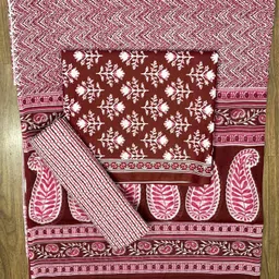 rajasthali Unstitched Pure Cotton Salwar Suit Material Printed image 5