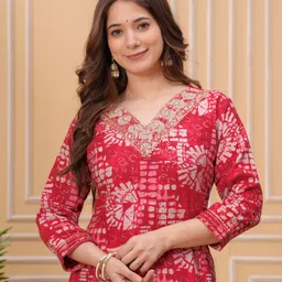 physil Women Embroidered Pure Cotton Straight Kurta-picture-24