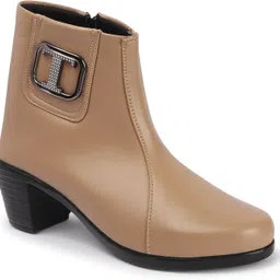 ladies hub Formal Ladies Boot Shoes for Winter Season, Party Wear & Stylish Ankle Boots For Women image 5