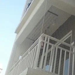 i geon Pigeon Net Anti Bird Net for balcony Pigeon Net for balcony10ft X 6ft(60 sq.ft) Badminton Net image 3