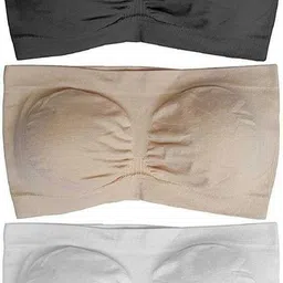 bration Pack of 3 Women Bandeau/Tube Non Padded Bra-picture-19