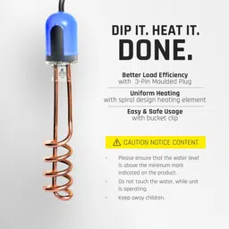 therza Premium 100% Copper Shock Proof Immersion Heater Rod 1500 W Shock Proof Immersion Heater Rod-picture-47