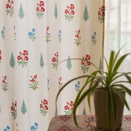 urban space 152 cm (5 ft) Cotton Room Darkening Window Curtain (Pack Of 2)-picture-6