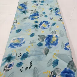 sanju Unstitched Crepe Kurta Fabric Printed image 2