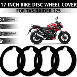 otoroys 17 inch ABS Plastic New Embossed Pattern Wheel Cover 4pc For TVS_RAIDER_125 Bike Fairing Kit-picture-10