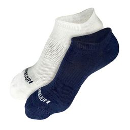 Heelium Men Pack of 2 Odour-Free Padded Base Anti-bacterial Bamboo Ankle Length Socks-picture-2