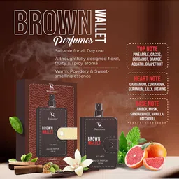 Ramsons Men Brown Wallet Long Lasting Eau De Parfum - 100ml image 2