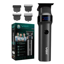 VGR Professional Hair Trimmer With Turbo Function V-987 - Black-image-16