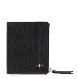 MAI SOLI Men Vintage Genuine Leather RFID Protected Two Fold Wallet with Zip Pocket-picture-11