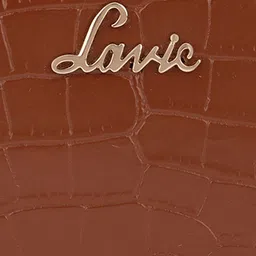 Lavie Glossy Sacy Women Brown Animal Textured Zip Around Wallet image 4