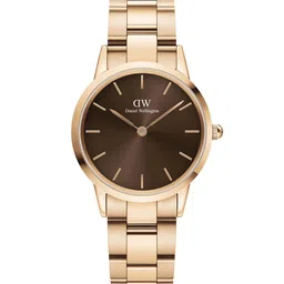Daniel Wellington Iconic Link Women Dial Rose Gold-Plated 32mm Analogue Watch DW00100462-image-97