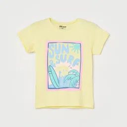 Fame Forever by Lifestyle Girls Floral Printed Tropical Applique T-shirt-picture-10