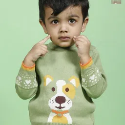 Greendeer Kids Pack of 2 Graphic Self Design Pure Cotton Pullover-picture-13
