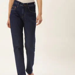 PARIS HAMILTON Women Blue Boyfriend Fit High-Rise Stretchable Jeans-image-51