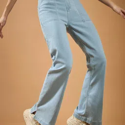 The Roadster Lifestyle Co. Women Bootcut High Rise Stretchable Denim Jeans-image-66