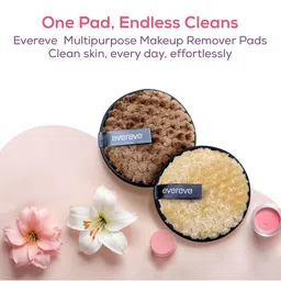 EverEve Set of 2 Multipurpose Makeup Remover Pads with Double-Sided Cotton image 4