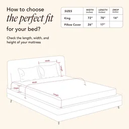 Stoa Paris Brown & Green 300 TC King Fitted Sheet with 2 Pillow Covers image 5