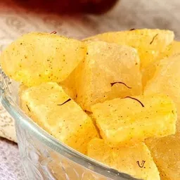 panchi ka petha aur dalmut Kesar Petha | Agra Saffron Flavored Sweet | Traditional Indian Delicacy | Panchhi Petha (500 gm) image 2