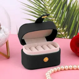 cortina eyelet curtain Portable Storage Jewellery Box Organiser with Dividers image 1