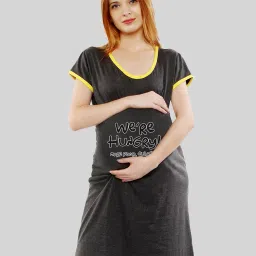 sillyboom Women Typographic Print Relaxed Fit Tunic image 1