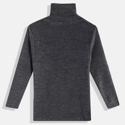 rvk Girls Heathered Turtleneck Pullover image 2
