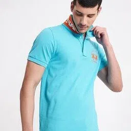 la martina Placement Brand Print Cotton Polo T-Shirt-picture-43