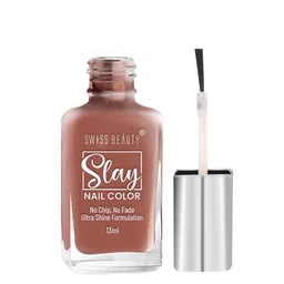 SWISS BEAUTY Slay Quick Dry Nail Polish with Ultra Shine Formula 13 ml - Rose Wood 33 image 2