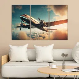 random Multicolour MDF (Set of 3) Art Panel-picture-13